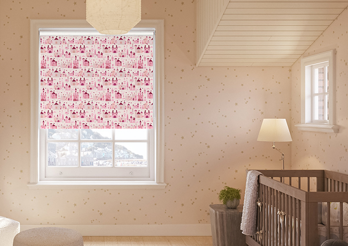 Magic Castle, Princess Pink - Roller Blind - Image 3